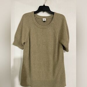 CABI short sleeve knitted spring sweat sweater M